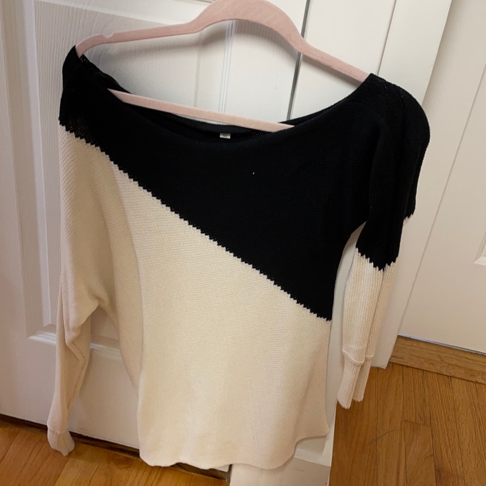roi off the shoulder sweater
